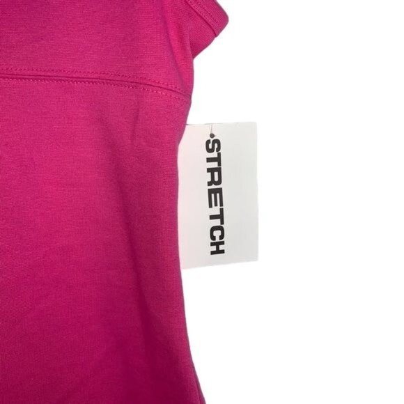 NEW G.W. Sport Women Pink Stretch Cut Out Back Exercise Tank Top Shirt Sz Medium - Picture 2 of 5